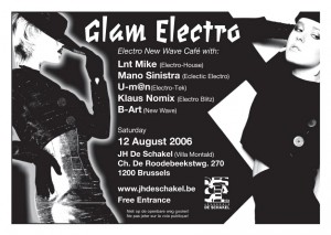 Flyer Glam Electro 2006