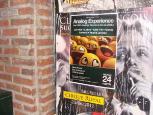 Flyers Analog Experience at UCL Woluwe lol