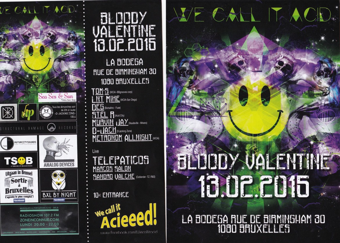 Flyer for WCIA Bloody Valentine